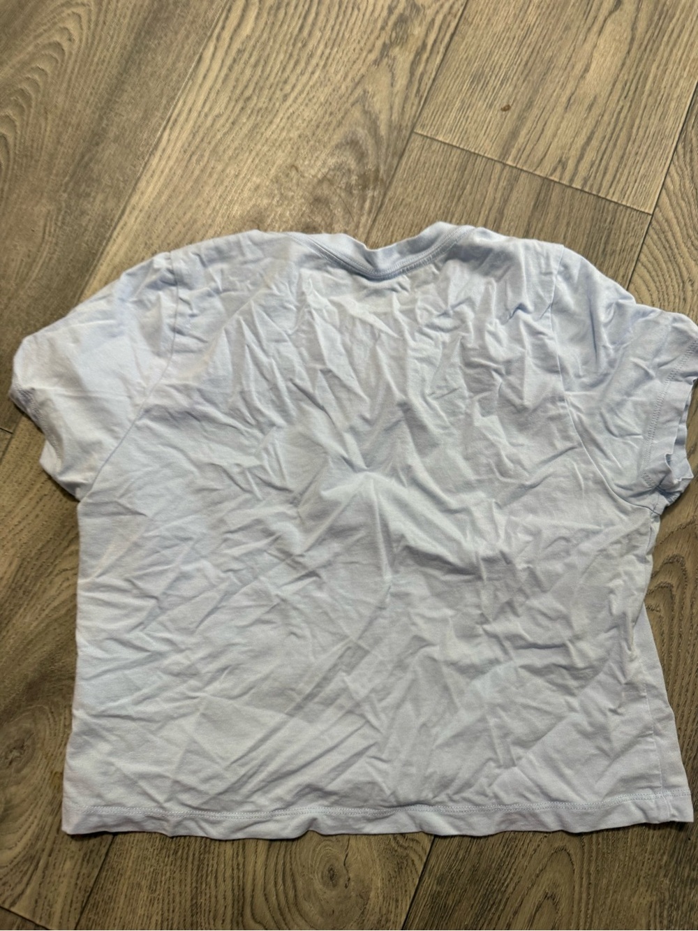 Nike The Nike Tee Light Blue Crop Top Size M - Picture 4 of 4